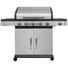 BBQ GASGRILLER GS5 - Silberfarben/Schwarz, KONVENTIONELL, Metall (144/59/112cm) BBQ GASGRILLER GS5 - Silberfarben/Schwarz, KONVENTIONELL, Metall (144/59/112cm)