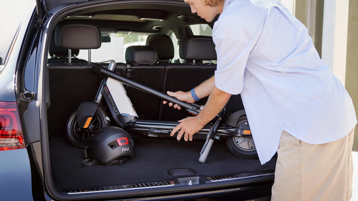 ELEKTROSCOOTER NIU KQI1 SPORT  - Schwarz, KONVENTIONELL, Metall (111/52 (13,3)/120,2cm) - NIU