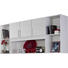 REGAL Weiß - Silberfarben/Weiß, Design, Kunststoff (212/93/38cm) - Carryhome REGAL Weiß - Silberfarben/Weiß, Design, Kunststoff (212/93/38cm) - Carryhome