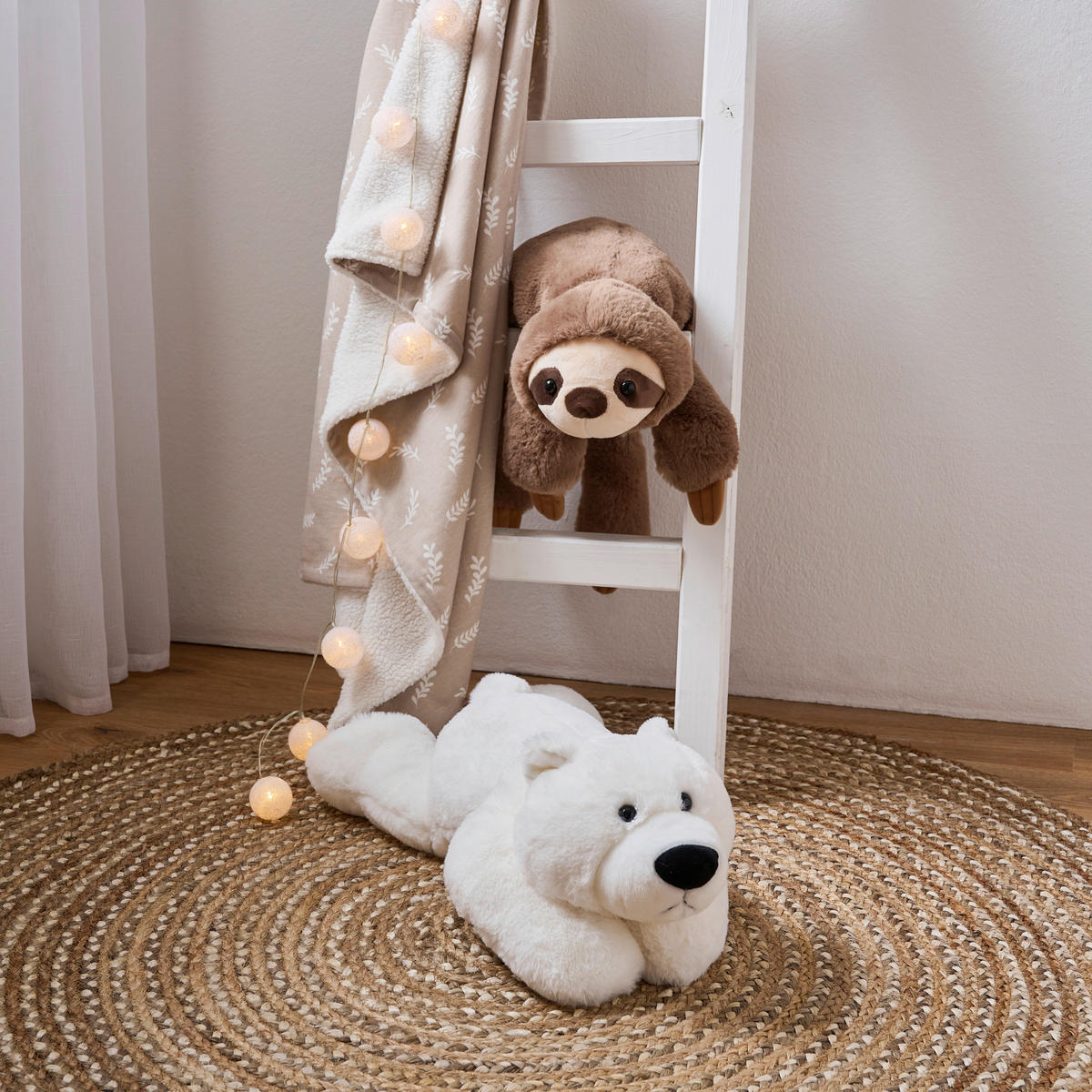 PLIŠASTA ŽIVAL - rjava, Basics, tekstil (55cm) - My Baby Lou