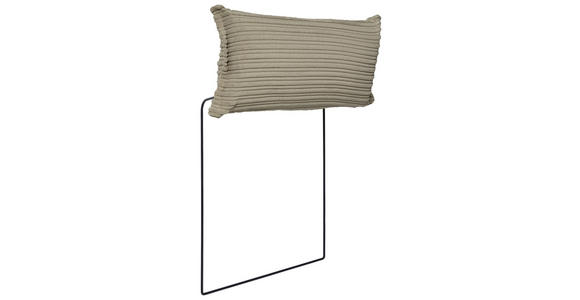 KOPFSTÜTZE - Greige, KONVENTIONELL, Textil (50/25/15cm) - Carryhome