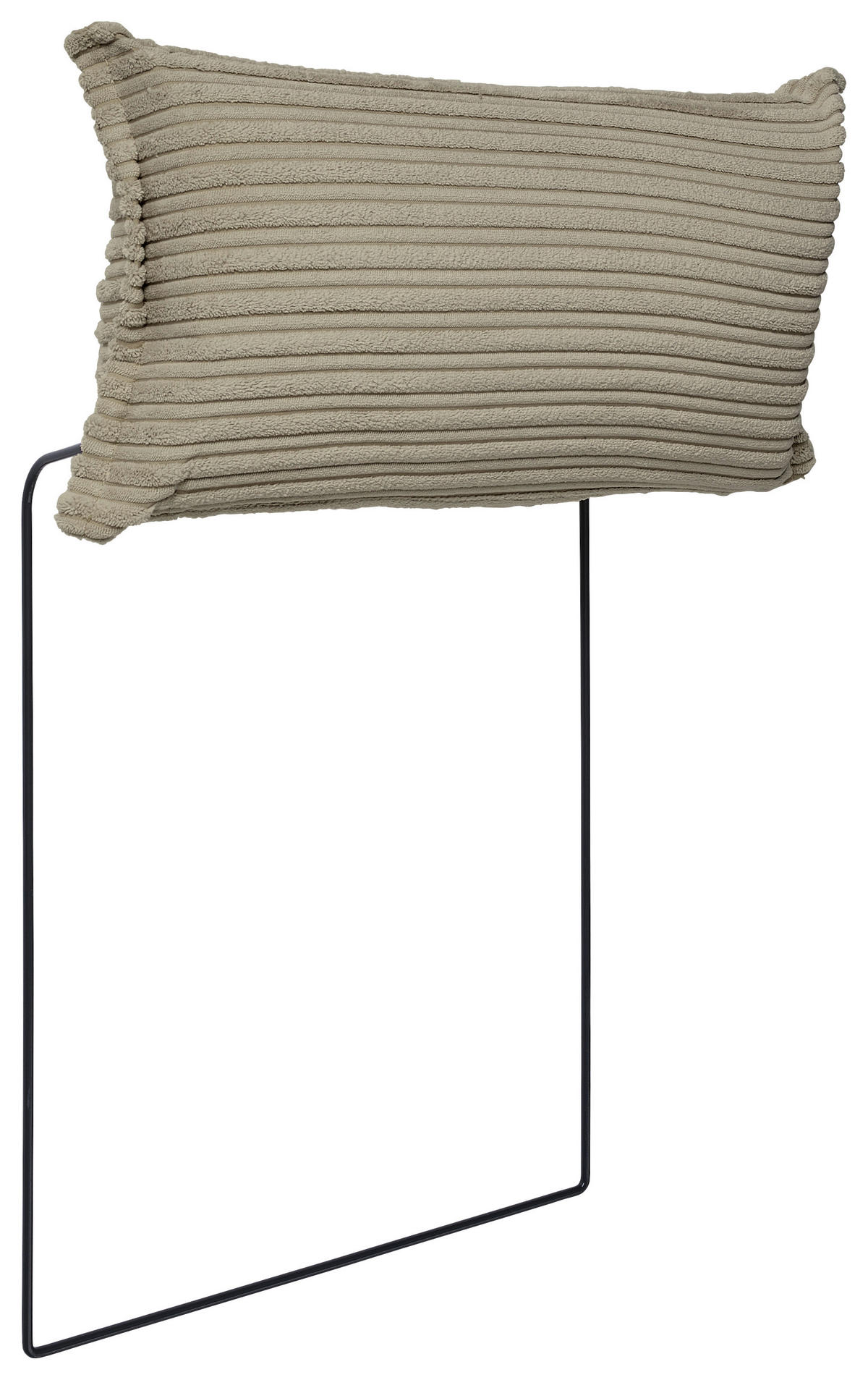 KOPFSTÜTZE in Cord  - Greige, KONVENTIONELL, Textil (50/25/15cm) - Carryhome