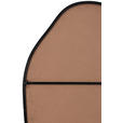 WANDSPIEGEL 76/129/2,5 cm    in wellenförmig  - Schwarz, Trend, Glas/Holzwerkstoff (76/129/2,5cm) - Landscape