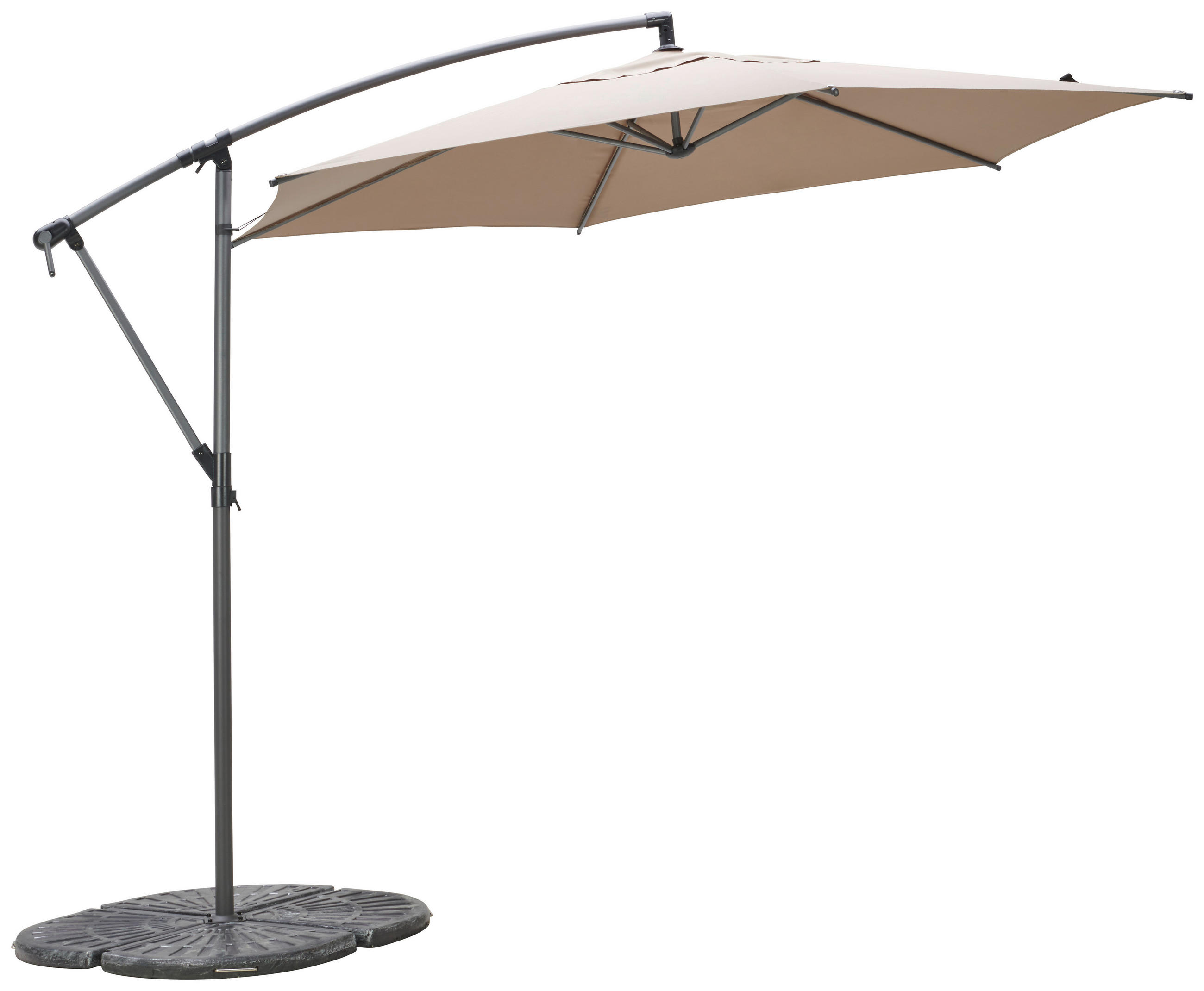 Ampelschirm Exellent Bxhxt: 300x300x248 Cm Taupe