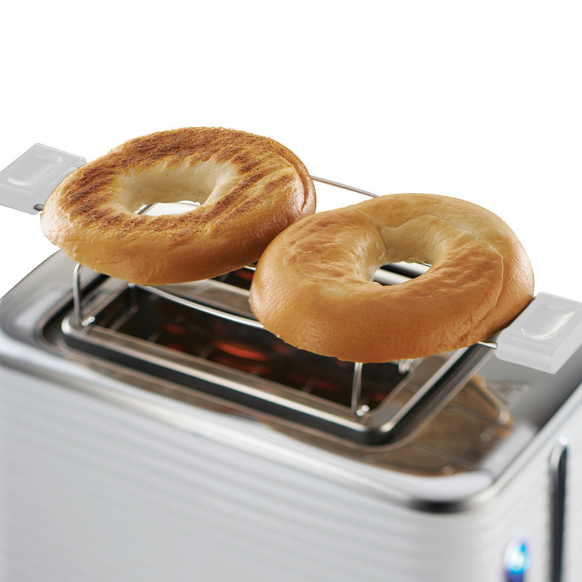 TOASTER Inspire White 24370-56  - Weiß, Basics, Kunststoff/Metall (16,5/23,0/30,5cm) - Russel Hobbs