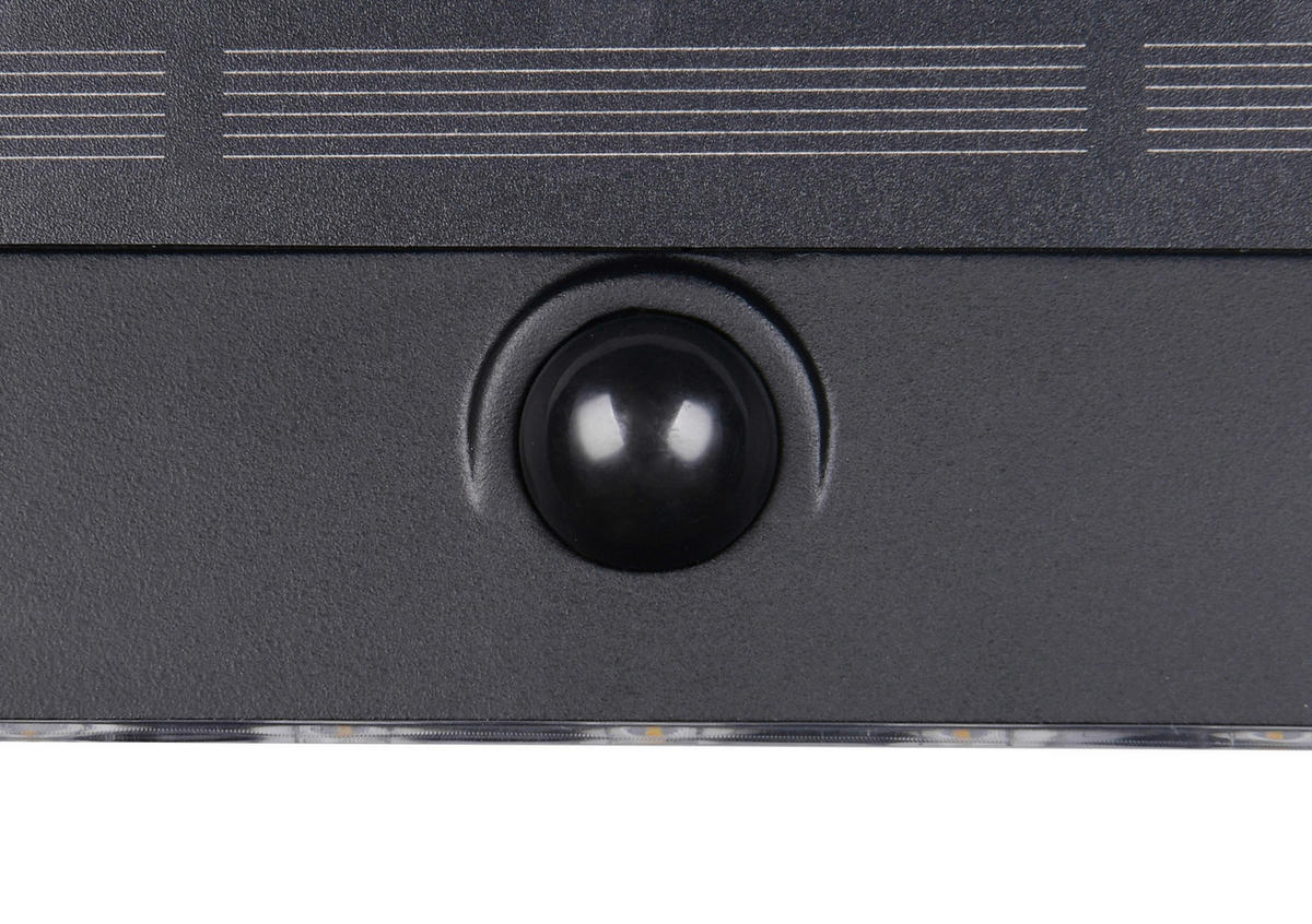 AUSSENWANDLEUCHTE - Schwarz, Konventionell, Kunststoff (15/16/5cm)