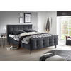 POLSTERBETT 180/200 cm,  in Anthrazit,  - Anthrazit, Basics, Holz/Textil (180/200cm) - MID.YOU