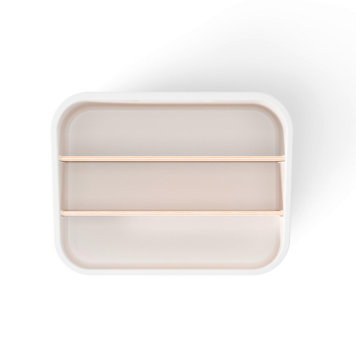 ORGANIZER  - Naturfarben/Weiß, Basics, Holz/Kunststoff (20/13/26cm) - Umbra