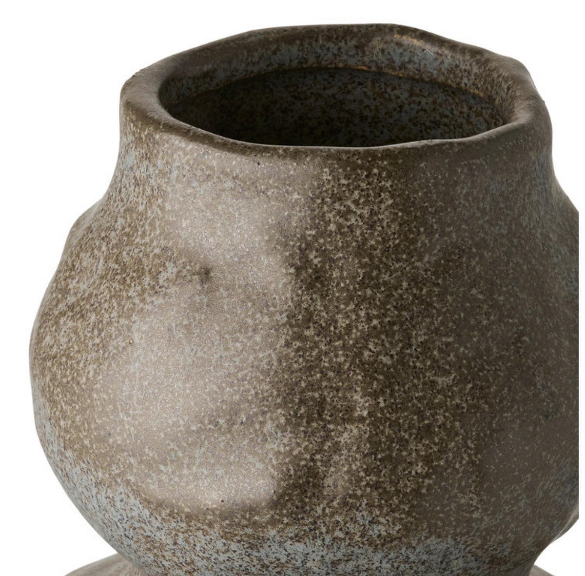 VASE Vase 33,5 cm  - Dunkelgrau, Basics, Keramik (14,5/33,5cm)
