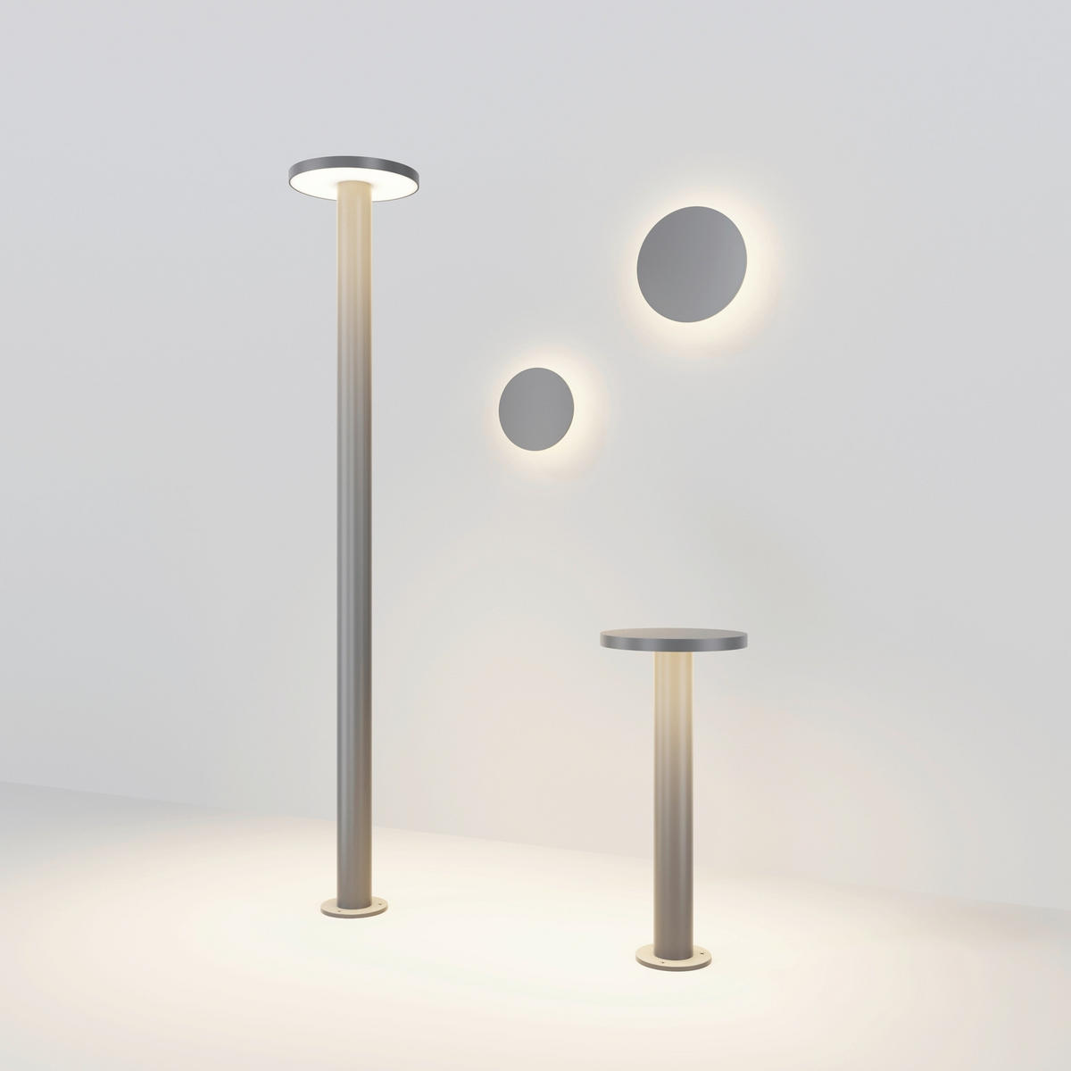 AUSSENWANDLEUCHTE Outdoor 14/4 cm  - Grau, Design, Kunststoff (14/4cm) - MAYTONI
