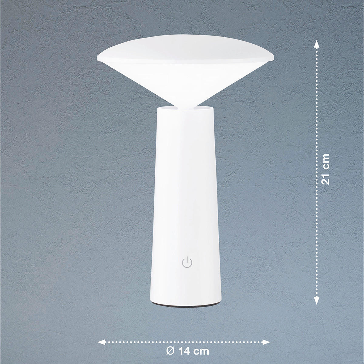 NAMIZNA SVETILKA ZA POLNJENJE  Pinto      13,9/21 cm       - bela, Trend, umetna masa (13,9/21cm)