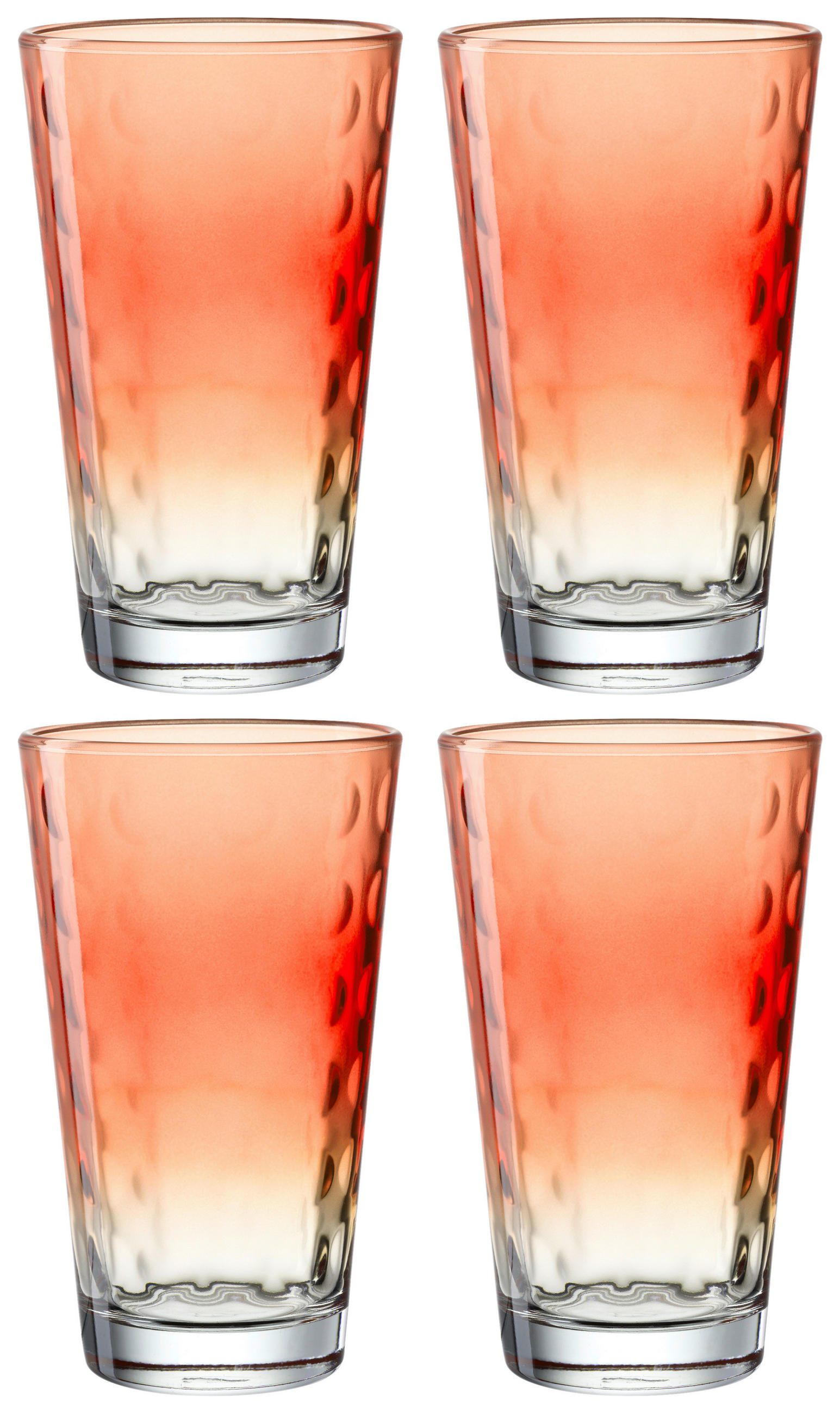 GLÄSERSET Optik XL 4-teilig  - Basics, Glas (9,20/15,50/9,20cm) - Leonardo