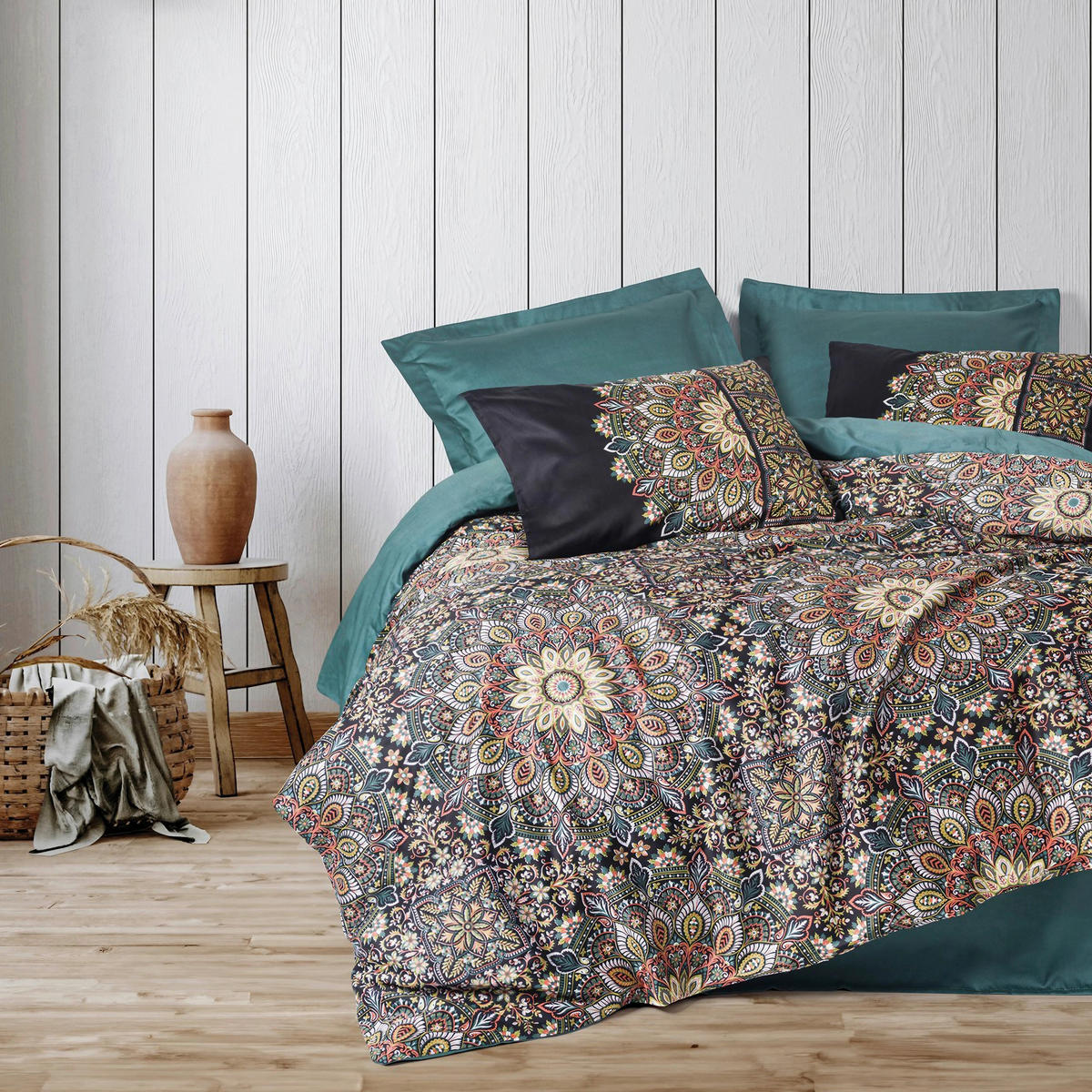 BETTWÄSCHE 155/220 cm  - Multicolor, Basics, Textil (155/220cm)