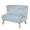 KINDERSOFA - Hellblau, Basics, Textil (70/50/48cm) - Roba