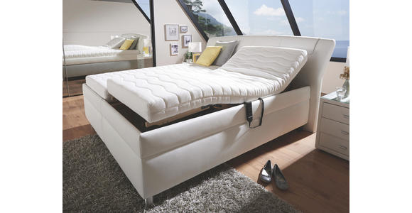 POLSTERBETT 160/200 cm in Rot - Chromfarben/Rot, KONVENTIONELL, Holz/Textil (160/200cm) - Esposa