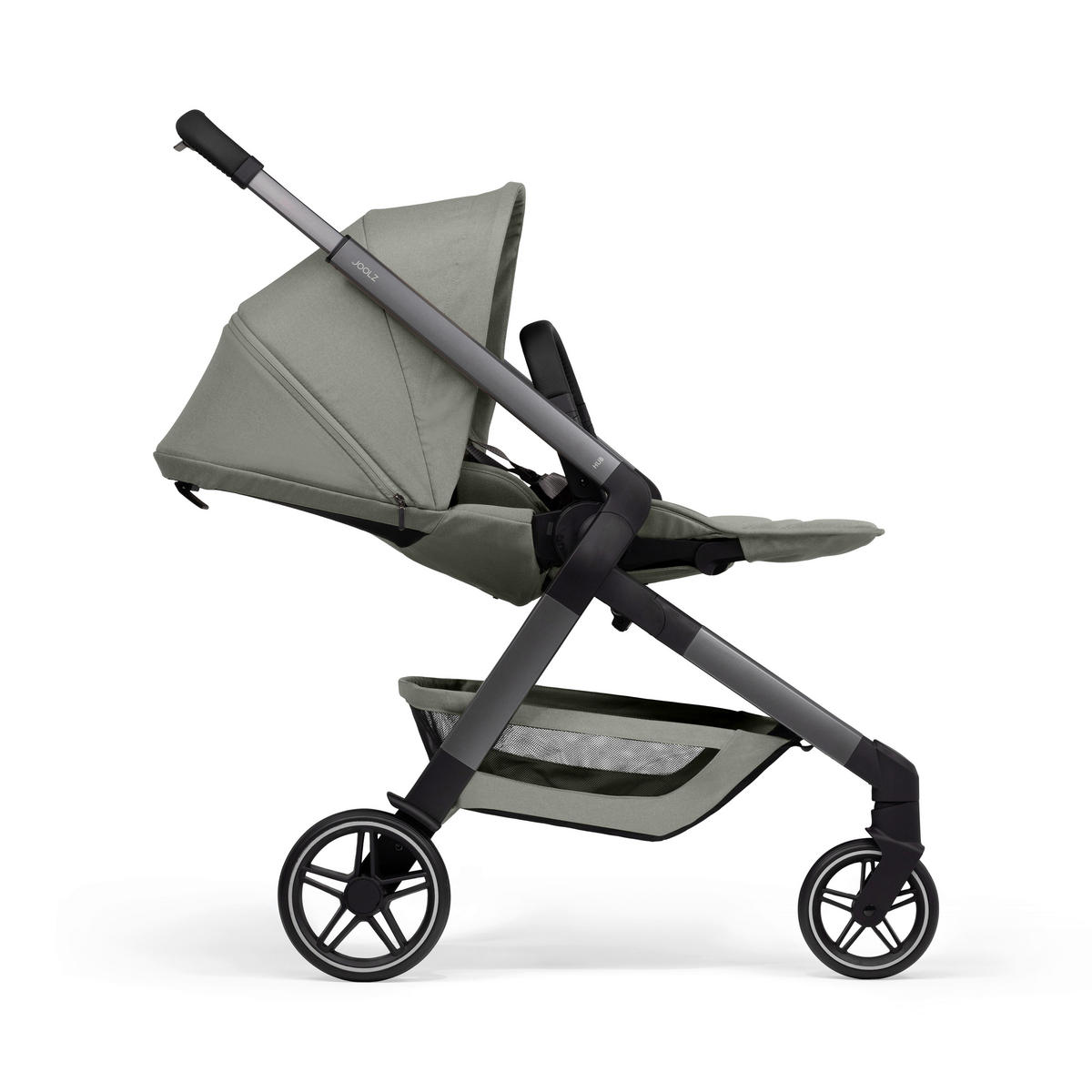 KINDERWAGEN Hub2  - Salbeigrün, Basics, Textil (102/52.5/93cm) - Joolz