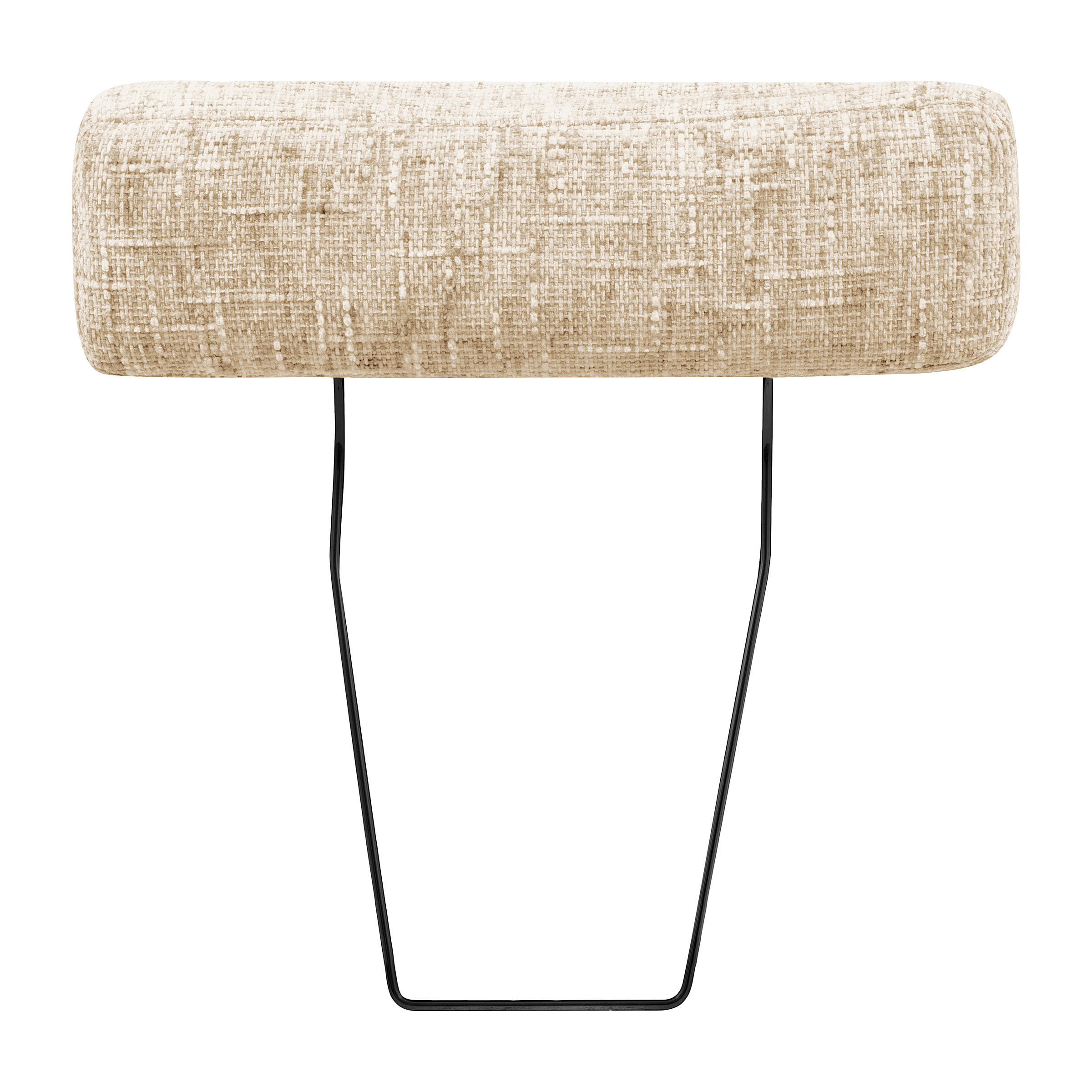 KOPFSTÜTZE 52/17/14 cm  Webstoff  - Beige, Design, Textil (52/17/14cm) - Livetastic