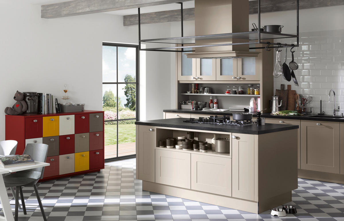 EINBAUKÜCHE  - Braun, KONVENTIONELL, Holzwerkstoff - Nolte Küchen