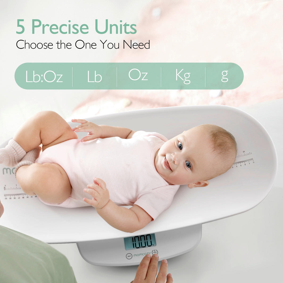 BABYWAAGE  - Weiß, Basics, Kunststoff (18/11,2/5,5cm) - Momcozy