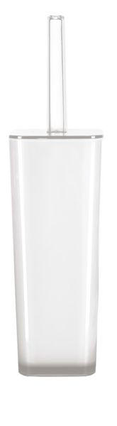 WC-BÜRSTENGARNITUR in Kunststoff  Kunststoff   - Weiss, Basics, Kunststoff (38/10,8cm) - Kleine Wolke