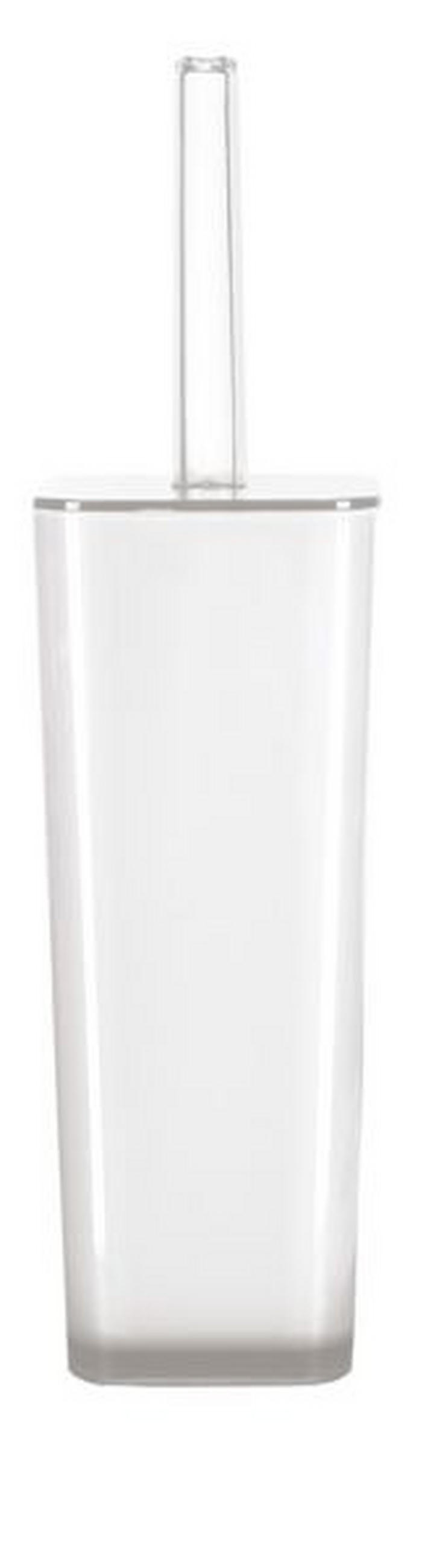 WC-BÜRSTENGARNITUR in Kunststoff  Kunststoff   - Weiss, Basics, Kunststoff (38/10,8cm) - Kleine Wolke