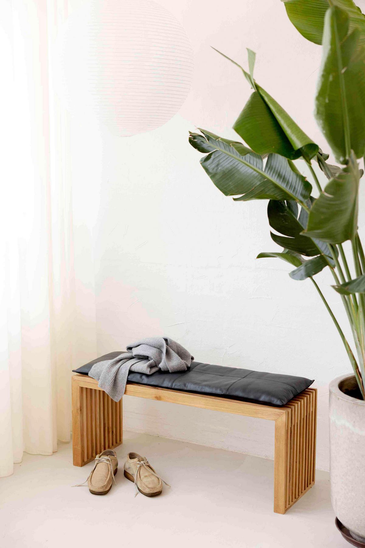 SITZBANK Holz Teakfarben  - Teakfarben, Konventionell, Holz (104/43/35cm) - MID.YOU