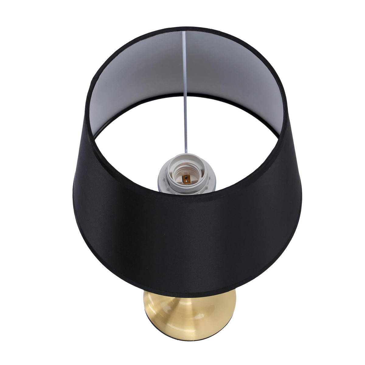 TISCHLEUCHTE 24/24/40 cm   - Gelb/Grau, KONVENTIONELL, Metall (24/24/40cm)