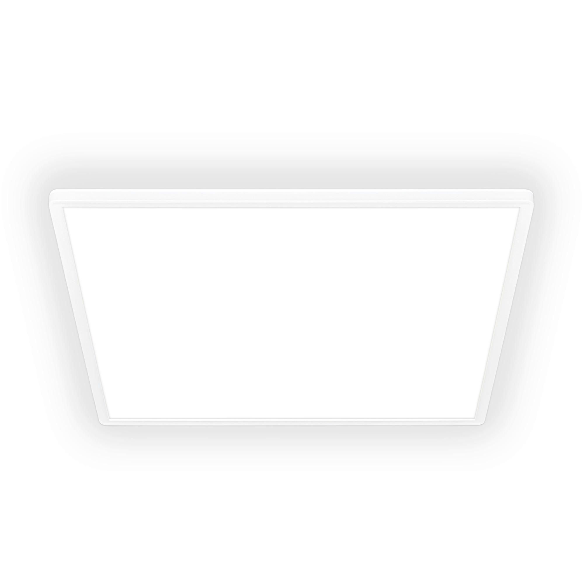 LED-PANEEL Tava 56/56/2,5 cm   - Weiß, Basics, Kunststoff (56/56/2,5cm)