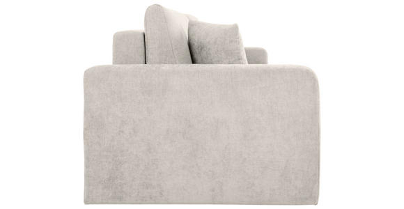 2-SITZER-SOFA in Chenille Creme  - Creme/Schwarz, KONVENTIONELL, Kunststoff/Textil (233/90/110cm) - Carryhome