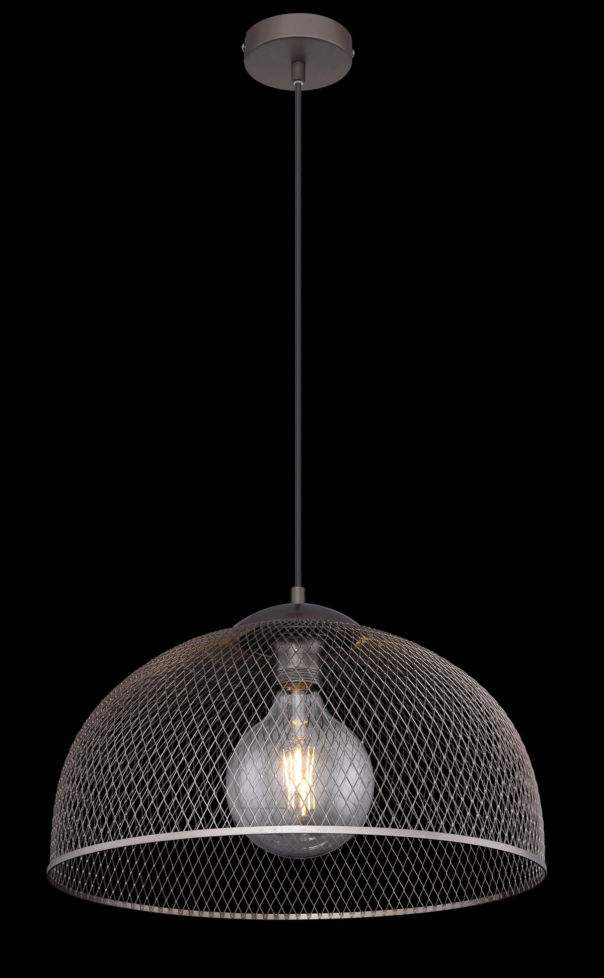 VISEČA SVETILKA        40/150 cm      E27 - temno rjava, Basics, kovina (40/150cm)