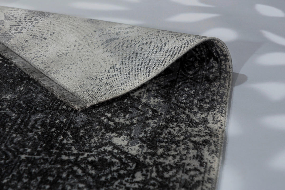 WEBTEPPICH 200/290 cm Velvet 6665/59 D.192 040 Anthrazit  - Anthrazit, Basics, Textil (200/290cm) - Schöner Wohnen