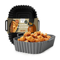 BACKFORMENSET KitchBo  - Schwarz/Grau, Basics, Kunststoff (20,2/15,9/6,3cm)