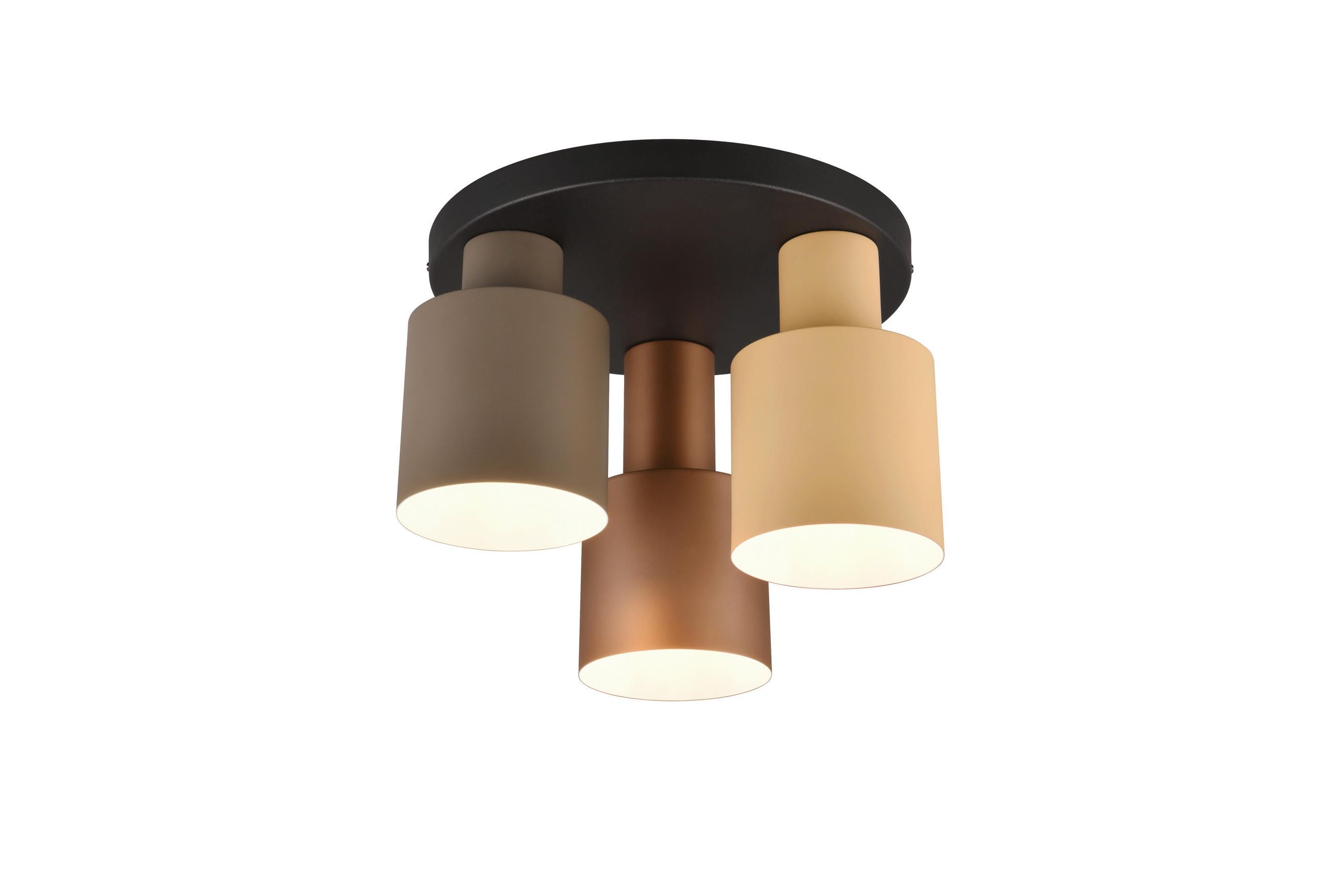 DECKENLEUCHTE  30/24,5 cm    - Taupe/Beige, Konventionell, Metall (30/24,5cm) - Trio Leuchten