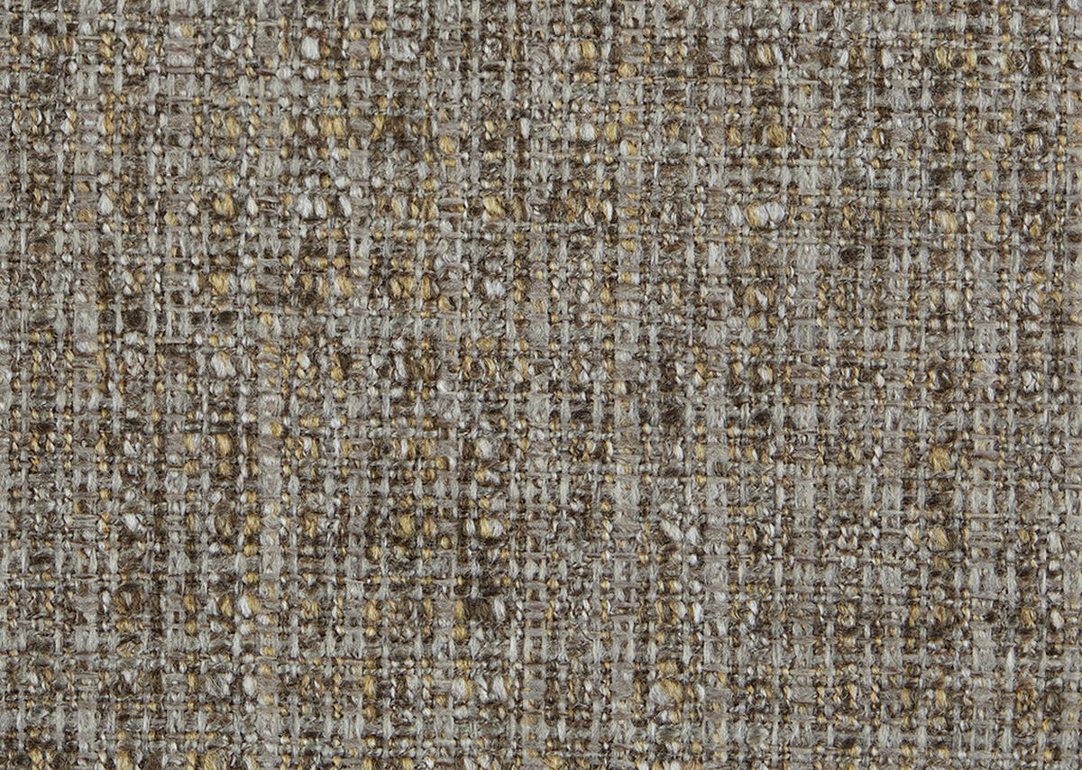 ECKSOFA in Flachgewebe Braun  175/277 cm  - Schwarz/Braun, Design, Textil/Metall (175/277cm) - Schöner Wohnen