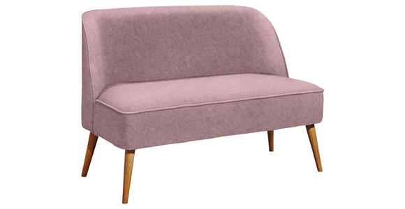 SITZBANK 122/83/66 cm in Rosa - Rosa/Kieferfarben, Trend, Holz/Holzwerkstoff (122/83/66cm) - Carryhome