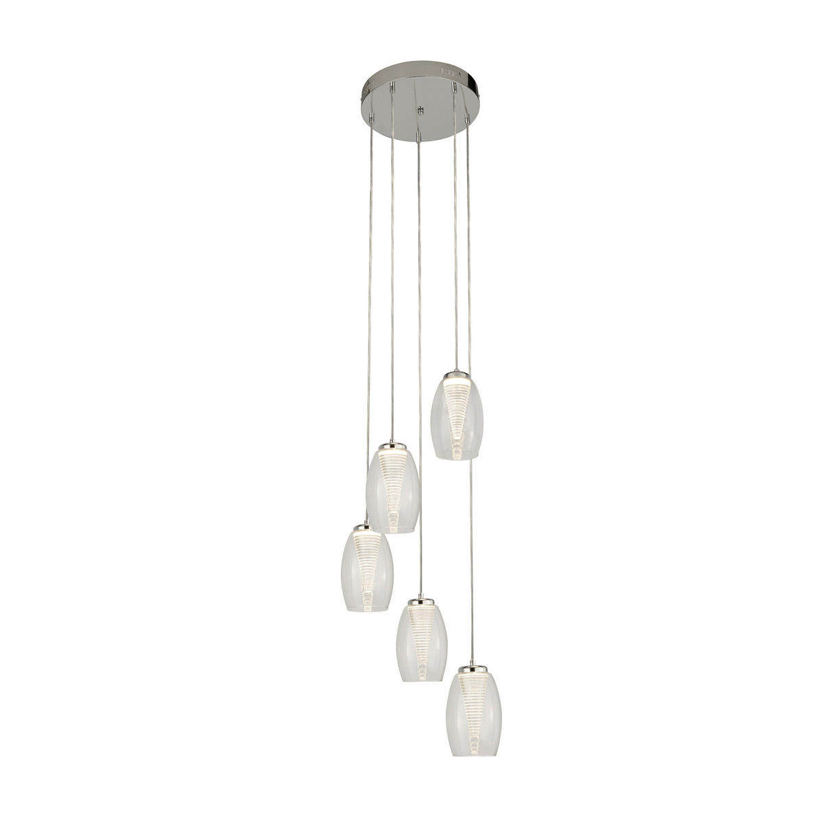 VISEČA LED-SVETILKA   /1960 lm/3000 K/230 V/ - barve kroma, Trendi, kovina/umetna masa (35/150cm)