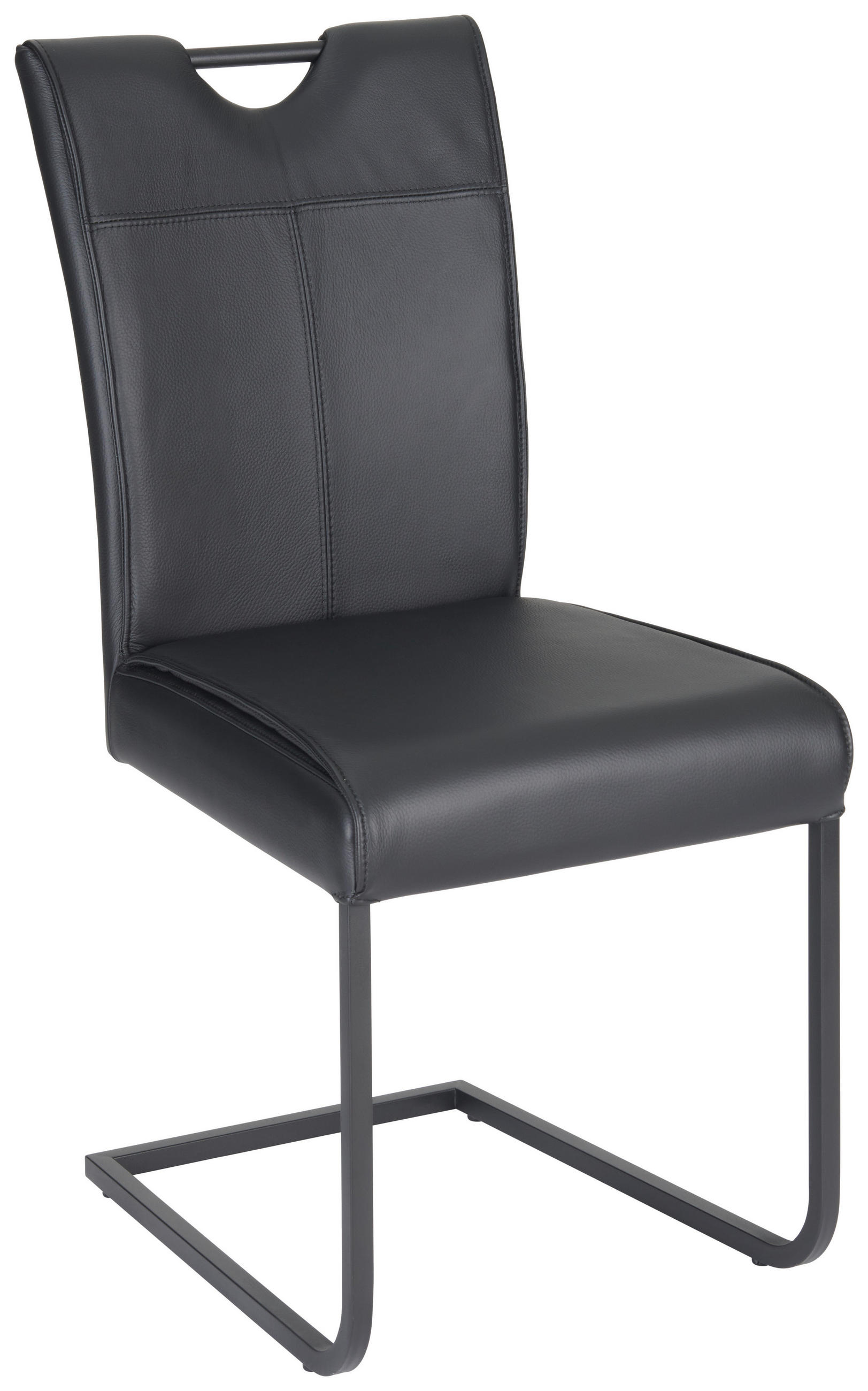 Novel STOLIČKA S PRUŽNÝM PODNOŽÍM, čierna