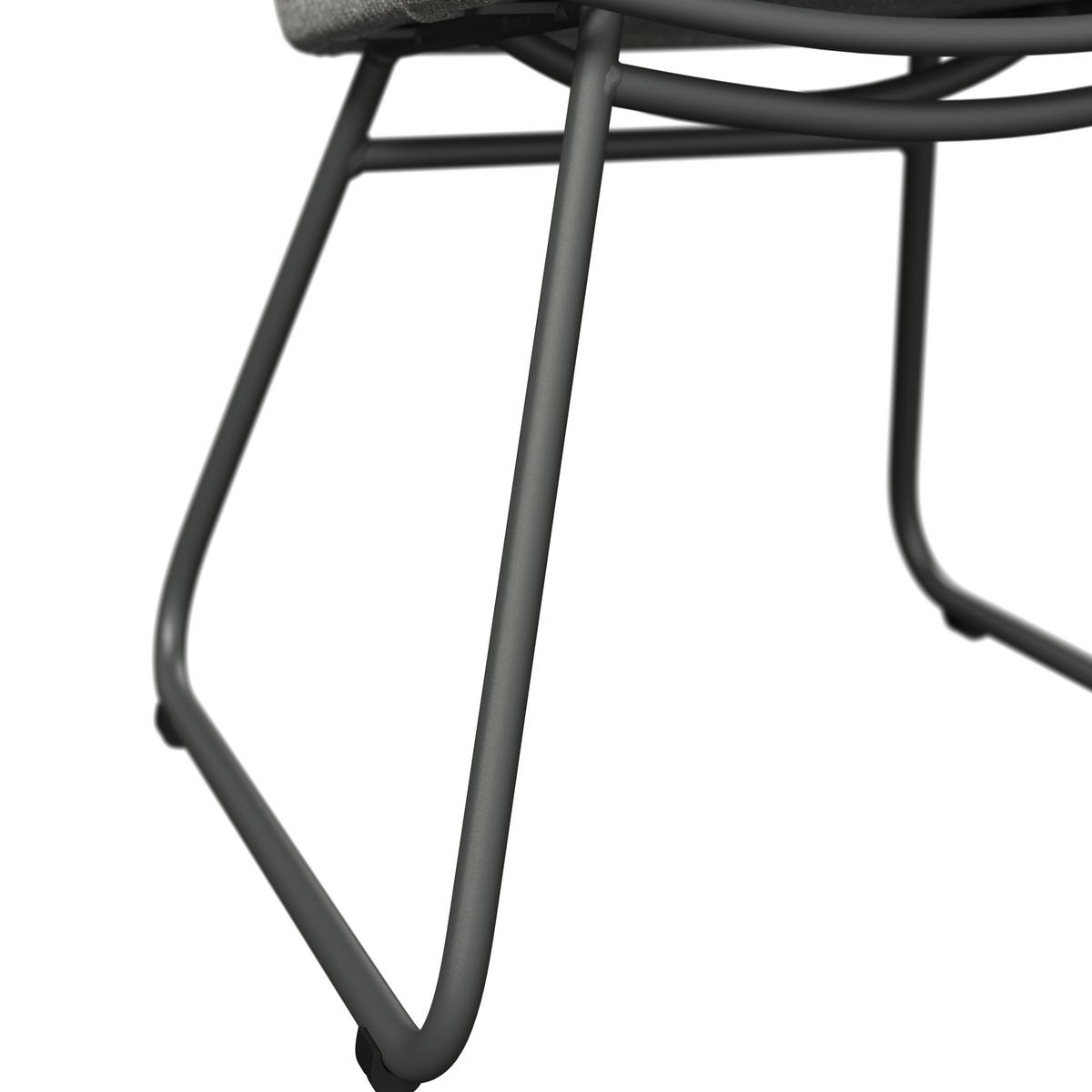 GARTENSESSEL Aluminium Hellgrau, Dunkelgrau  - Dunkelgrau/Hellgrau, MODERN, Textil/Metall (63/83/67cm) - Amatio