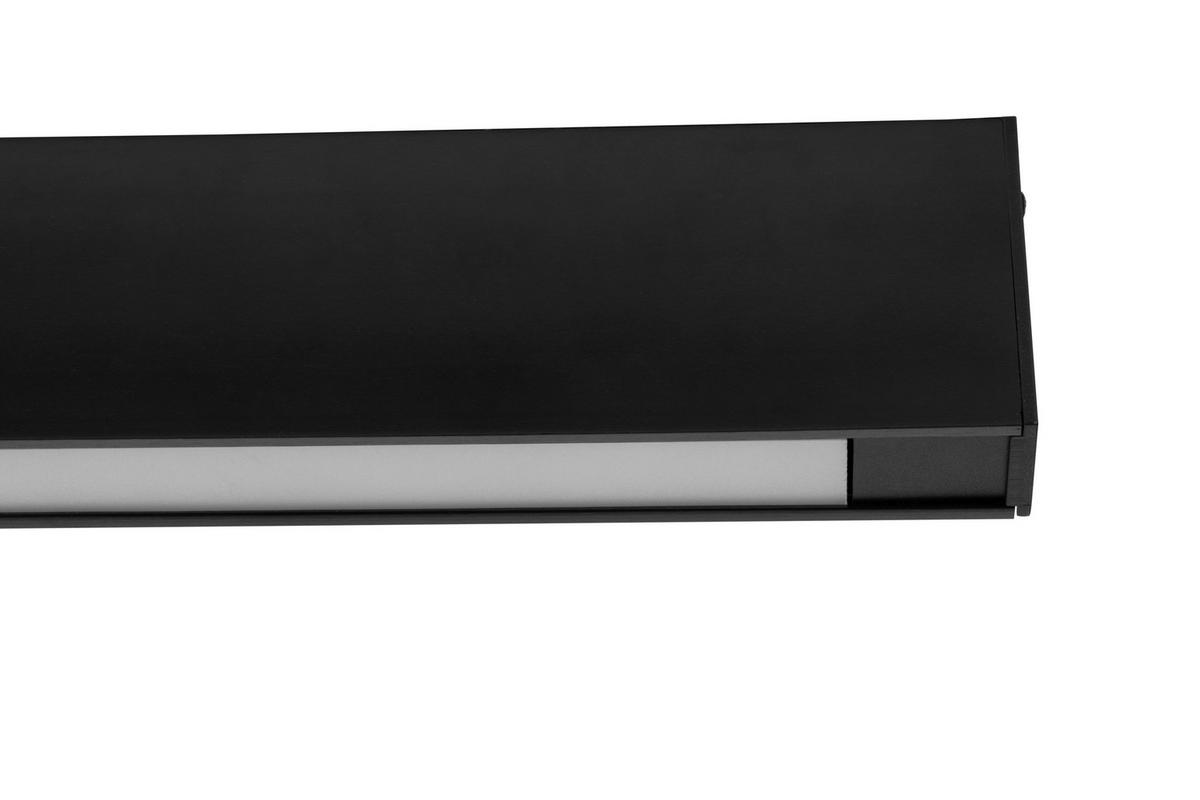 LED-STRAHLER Denebola 50/6/18 cm   - Schwarz, Design, Kunststoff/Metall (50/6/18cm) - Novel