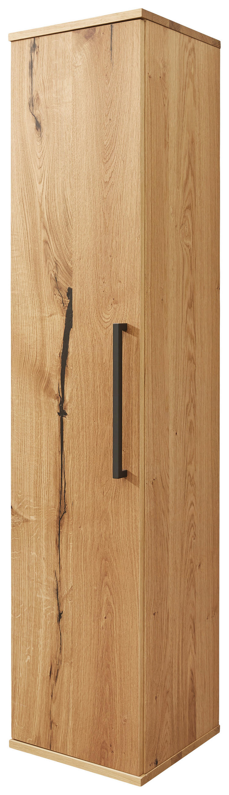 HOCHSCHRANK 35/165/37 cm  - Eichefarben/Anthrazit, Design, Glas/Holz (35/165/37cm) - Dieter Knoll