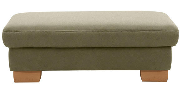 ECKSOFA in Mikrofaser Hellgrün  286/236 cm  - Wildeiche/Beige, Natur, Holz/Textil (286/236cm) - Voleo