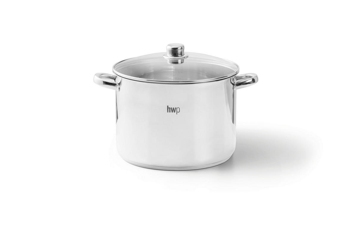 HRNEC NA POLÉVKU, nerezová ocel, 28/20,5 cm - průhledné/čiré, Basics, kov/sklo (28/20,5cm) - Homeware Profession.