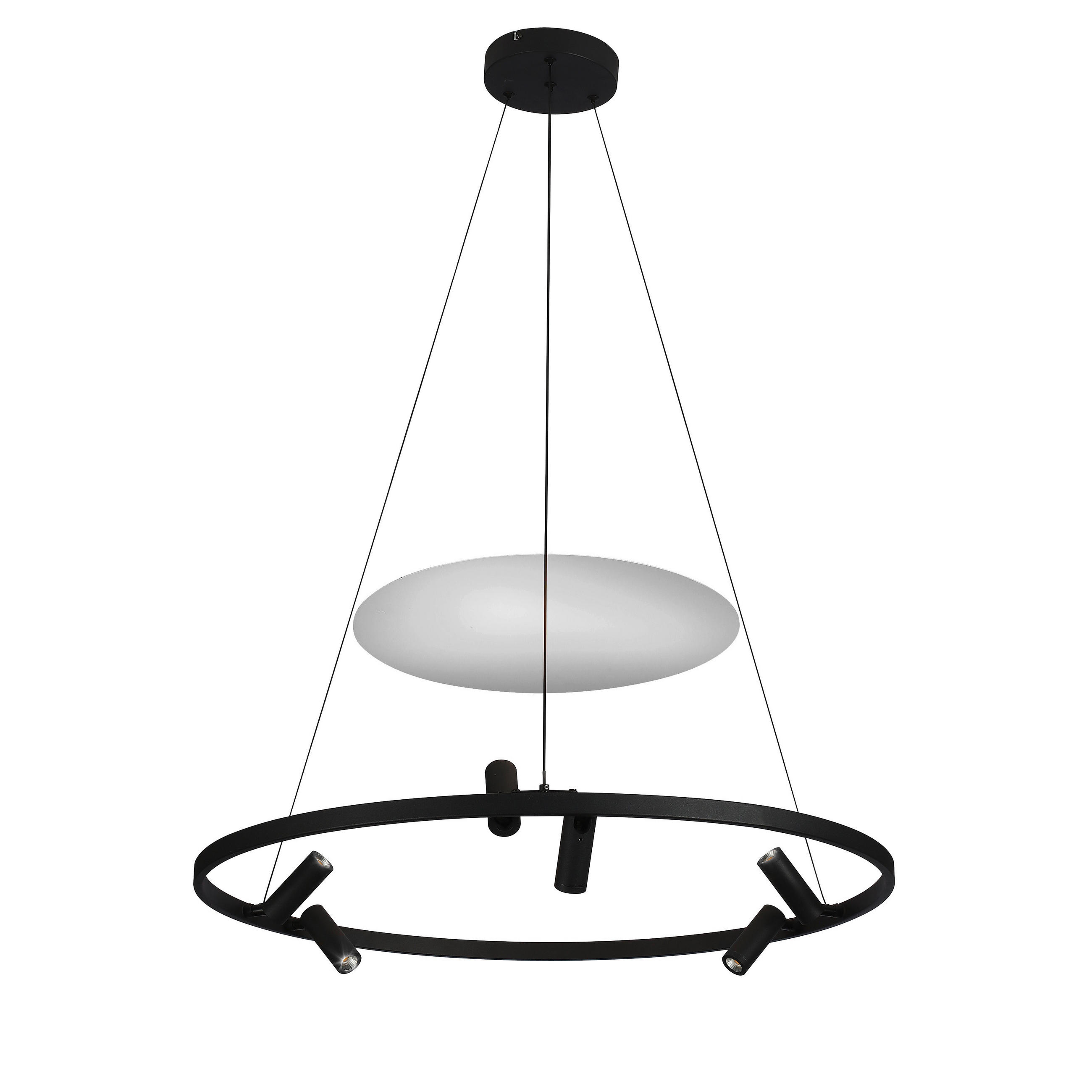 HÄNGELEUCHTE 120/70 cm    - Schwarz, Design, Metall (120/70cm)