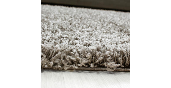 HOCHFLORTEPPICH 120 cm Dream 4000 Taupe - Taupe, KONVENTIONELL, Textil (120cm) - Novel