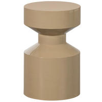 BEISTELLTISCH in Metall 30/30/47 cm  - Braun, Design, Metall (30/30/47cm) - Livetastic