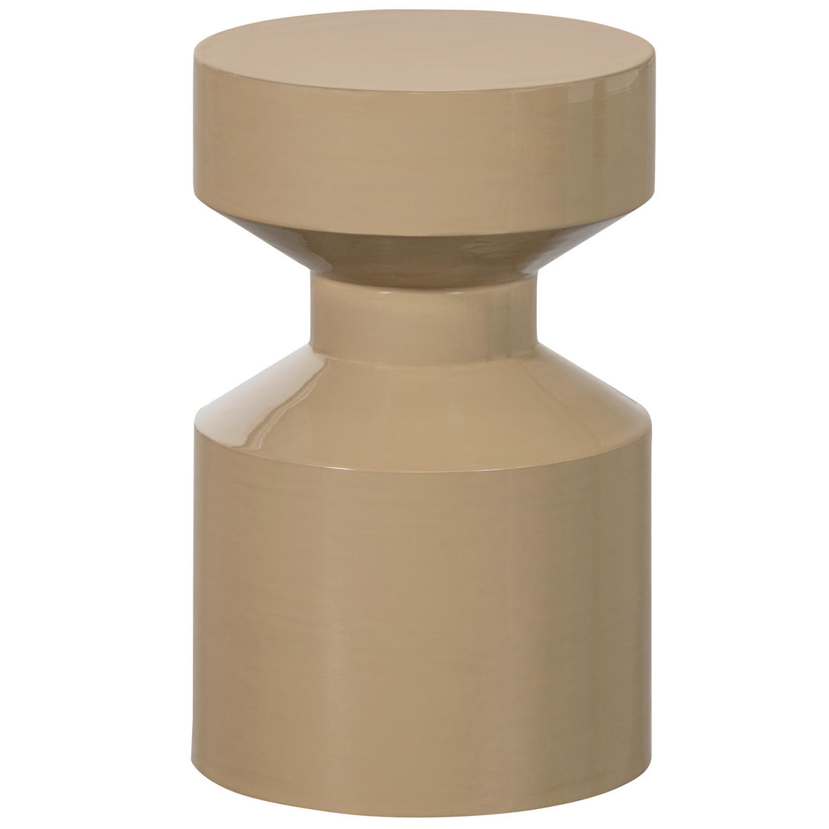 BEISTELLTISCH in Metall 30/30/47 cm  - Braun, Design, Metall (30/30/47cm) - Livetastic