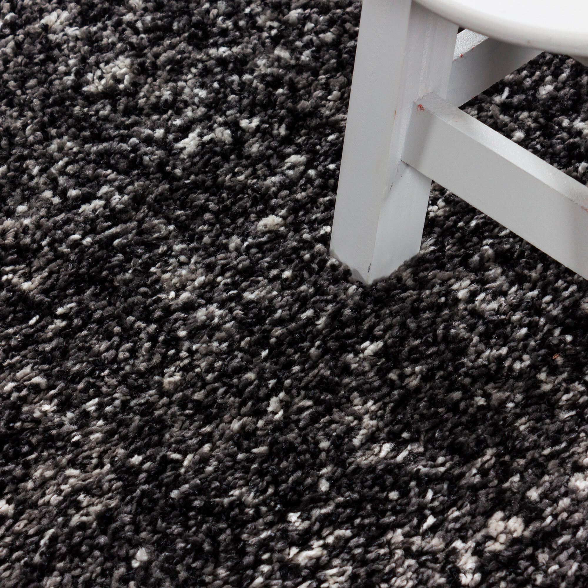 HOCHFLORTEPPICH 80 cm Enjoy Anthrazit  - Anthrazit, KONVENTIONELL, Textil (80cm) - Novel