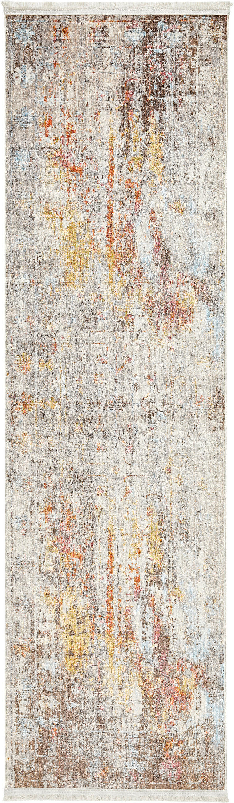 LÄUFER 70/240 cm Samarkand  - Multicolor/Grau, LIFESTYLE, Kunststoff/Textil (70/240cm) - Novel