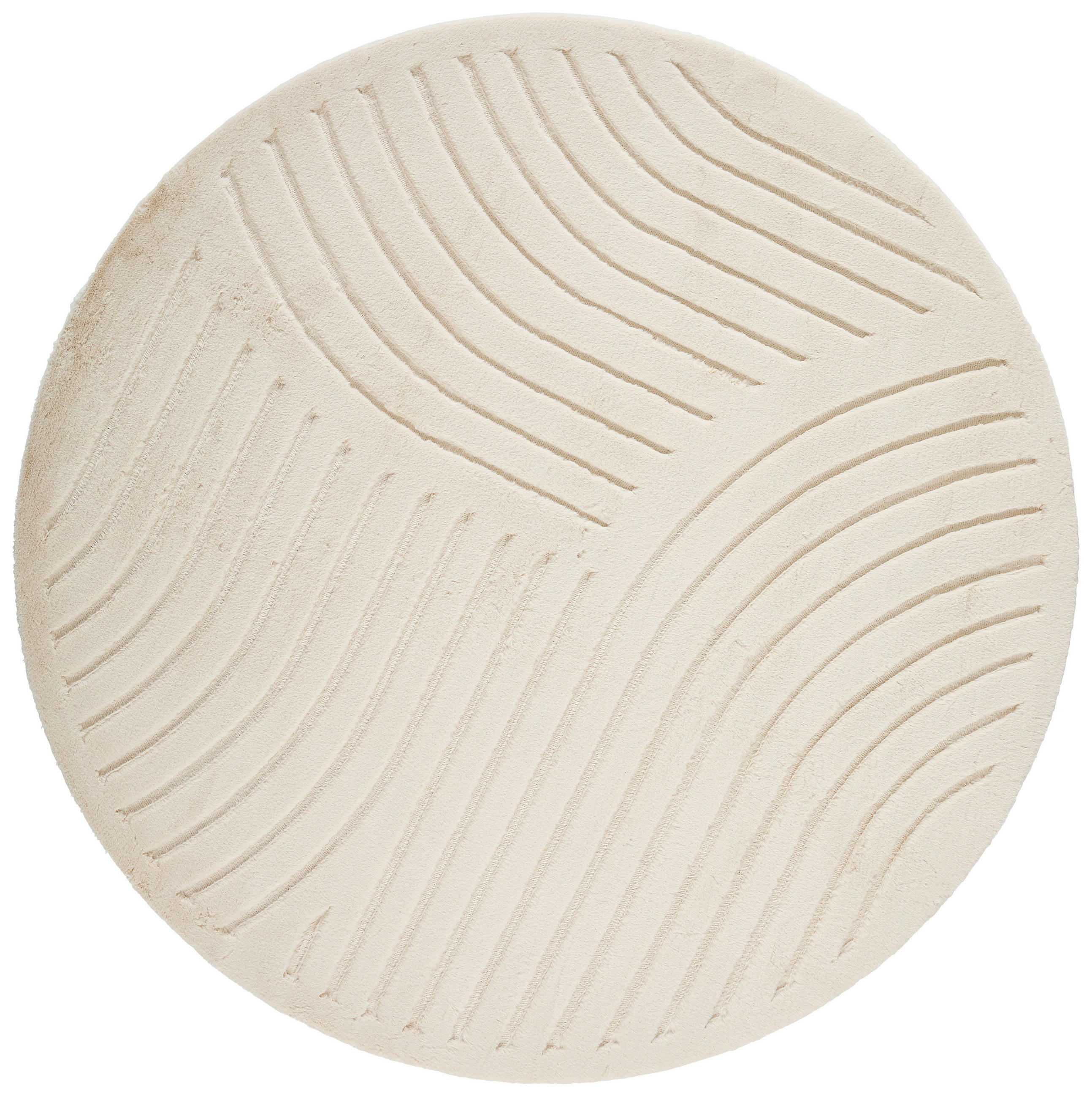 HOCHFLORTEPPICH 160 cm Siena Beige  - Beige, Design, Kunststoff/Textil (160cm) - Novel