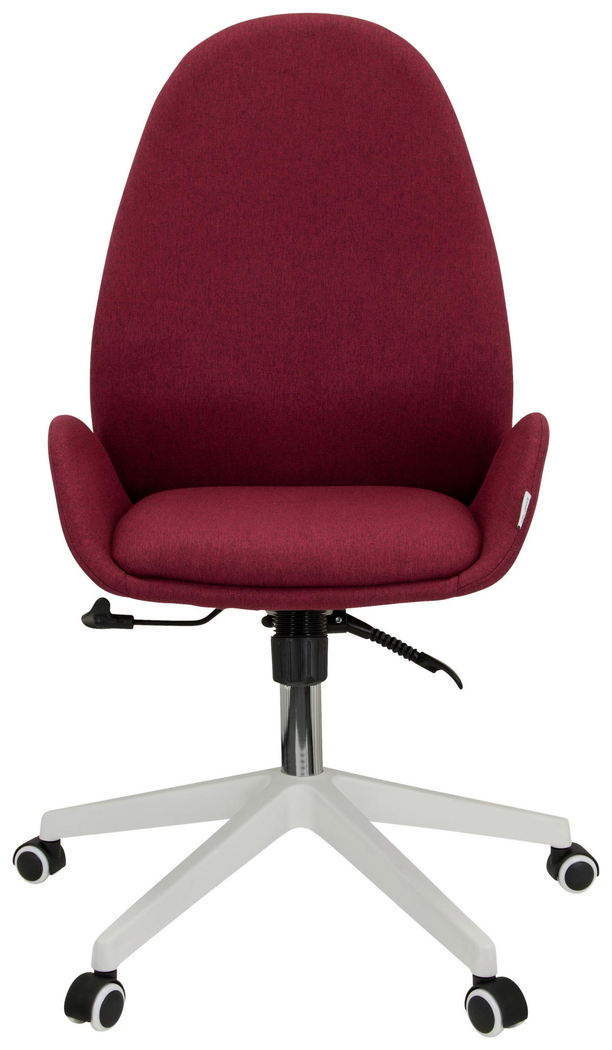 DREHSTUHL Flachgewebe Bordeaux  - Bordeaux/Weiß, Basics, Kunststoff/Textil (56/104/58cm) - MID.YOU